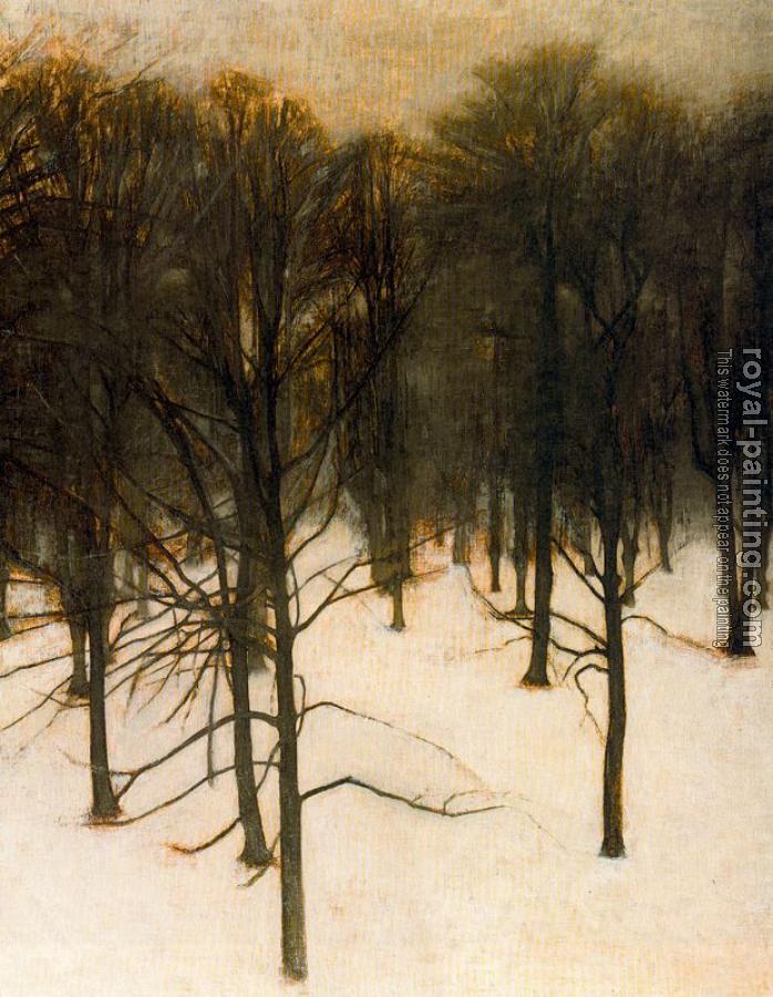 Vilhelm Hammershoi : Winter Landscape